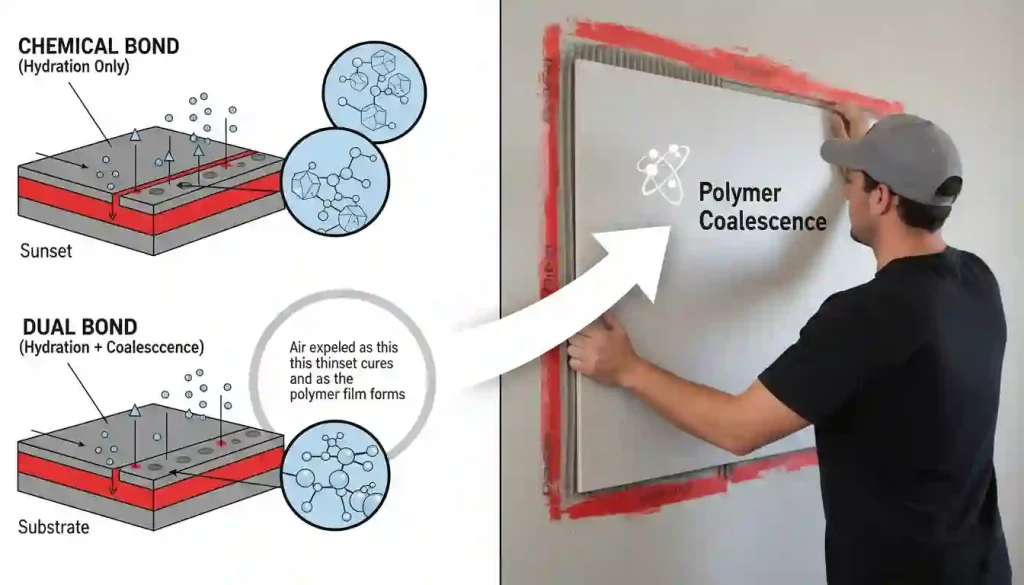 Thinset Mortar Over RedGard: From Chemical Bonds to Long-Term Performance