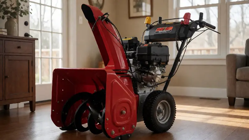 craftsman snowblower leaking gas