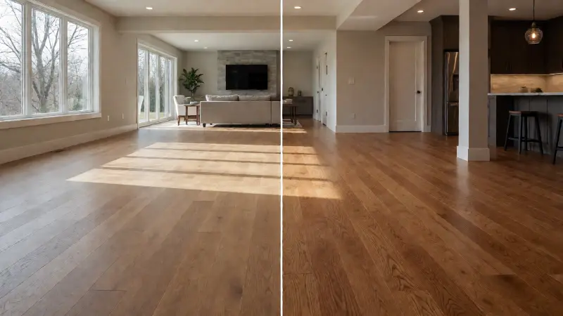 Engineered Wood vs. Solid Hardwood Flooring for Basements