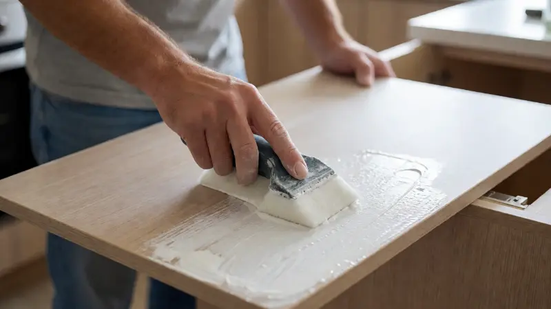 How to Apply Extreme Bond Primer to Laminate Cabinets