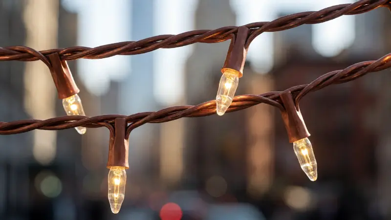 splicing 3 wire christmas lights_ny