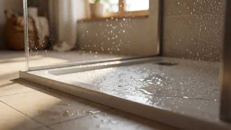 wet room vs shower tray